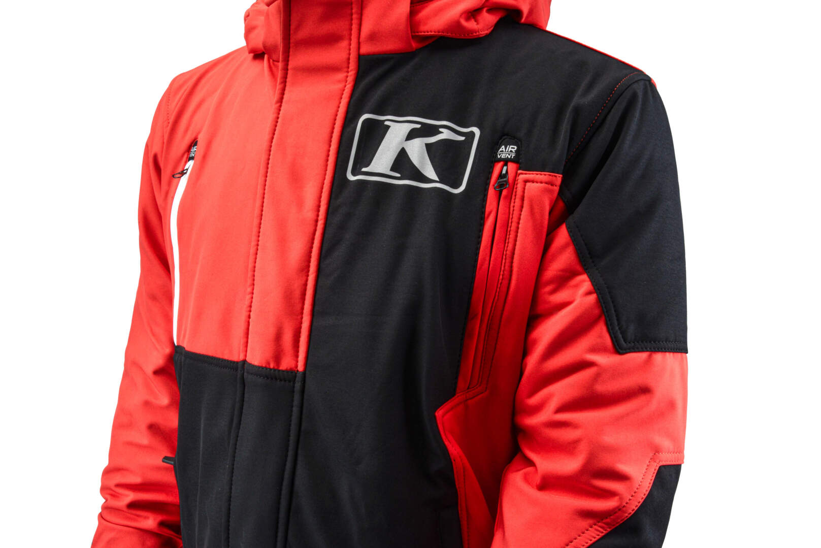 Куртка для снегохода KLIM KOMPOUND №1 black-red (текстиль) (L)